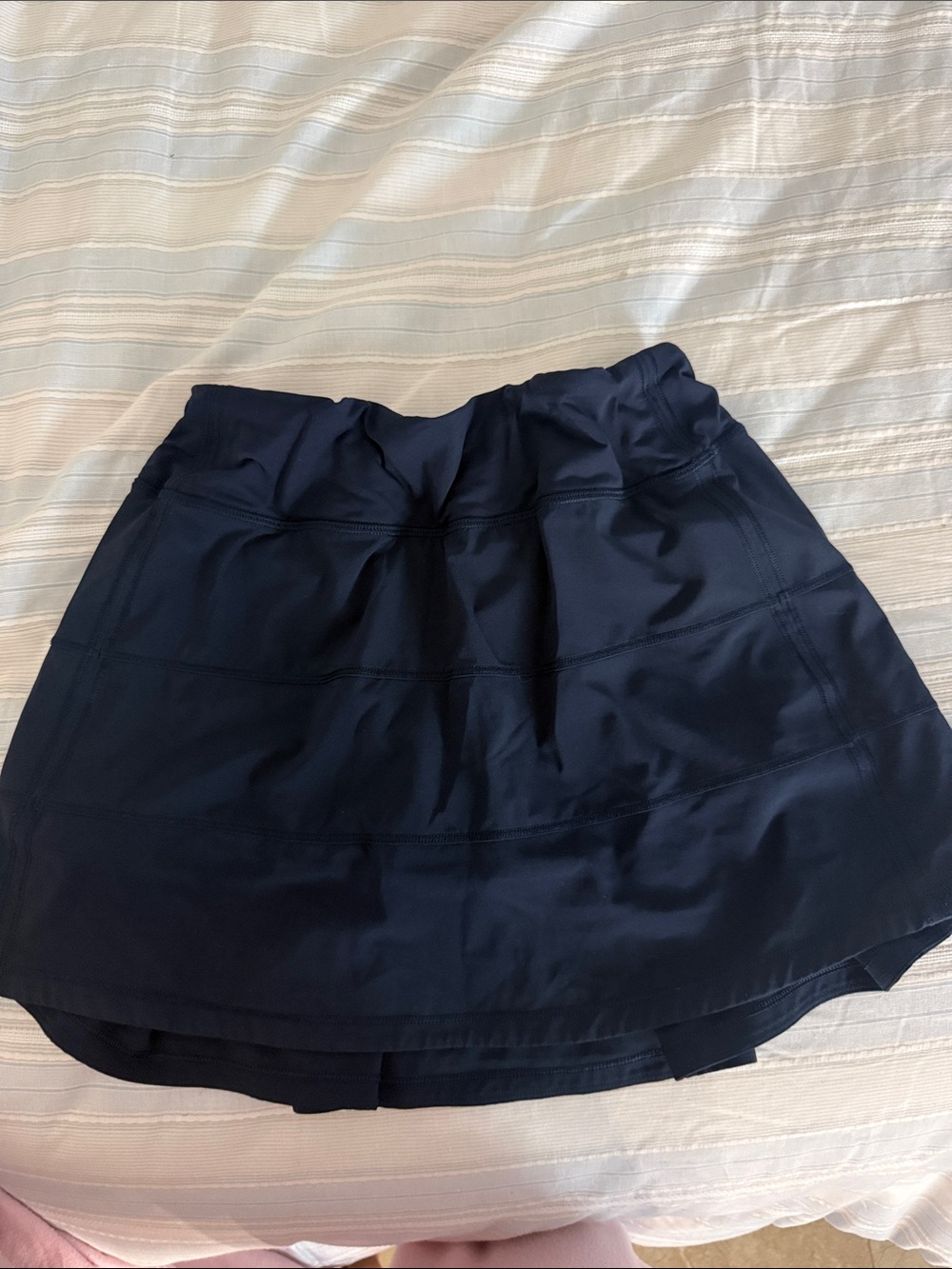 lululemon athletica Navy Athletic Skirt with Built-In Shorts